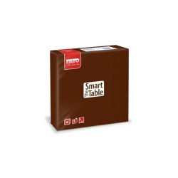 Szalvéta 2 rétegű 33 x 33 cm 50 lap/cs Fato Smart Table csokoládé_82622400 Iroda üzemeltetés, munkavédelem Fato