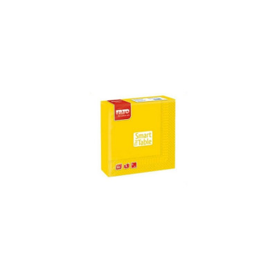 Szalvéta 2 rétegű 33 x 33 cm 50 lap/cs Fato Smart Table sárga_82623000