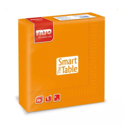 Szalvéta 2 rétegű 33 x 33 cm 50 lap/cs Fato Smart Table narancssárga_82621400 Iroda üzemeltetés, munkavédelem Fato