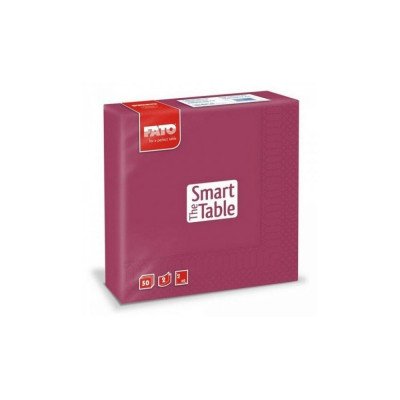 Szalvéta 2 rétegű 33 x 33 cm 50 lap/cs Fato Smart Table bordó_82621800 Szalvéta 2 rétegű 33 x 33 cm 50 lap/cs Fato Smart Table bordó_82621800