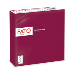 Szalvéta 2 rétegű 33 x 33 cm 50 lap/cs Fato Smart Table bordó_82621800 Iroda üzemeltetés, munkavédelem Fato