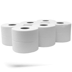 Toalettpapír 2 rétegű közületi átmérő: 19 cm 100 % cellulóz 105 m 12 tekercs/karton Bluering® hófehér Iroda üzemeltetés, munkavédelem Bluering
