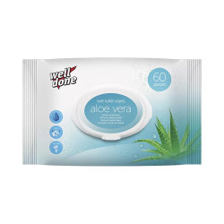 Toalettpapír nedves 60 lap/csomag Well Done Aloe Vera Iroda üzemeltetés, munkavédelem Well Done