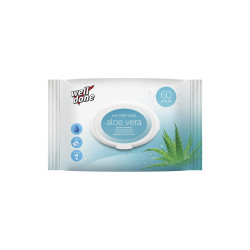 Toalettpapír nedves 60 lap/csomag Well Done Aloe Vera Iroda üzemeltetés, munkavédelem Well Done