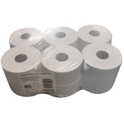 Toalettpapír 2 rétegű közületi átmérő: 18,8 cm 170 m/tekercs 12 tekercs/karton Mini Jumbo Tork_120278 fehérített Iroda üzemeltetés, munkavédelem Tork