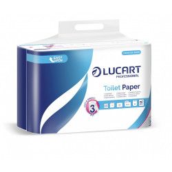Toalettpapír 3 rétegű 140 lap/tekercs 100 % cellulóz hófehér 24 tekercs/csomag 3.24 Strong Lucart_811C78P Iroda üzemeltetés, munkavédelem Lucart