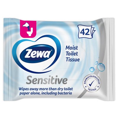 Toalettpapír nedves 42 lap/csomag Zewa Pure Toalettpapír nedves 42 lap/csomag Zewa Pure