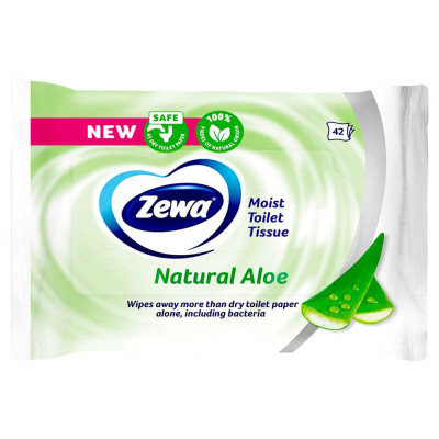 Toalettpapír nedves 42 lap/csomag Zewa Aloe Vera Toalettpapír nedves 42 lap/csomag Zewa Aloe Vera