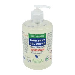 Kéz- és bőrfertőtlenítő gél pumpás 500 ml INNO SEPT GÉL EXTRA Iroda üzemeltetés, munkavédelem Innoveng