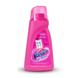 Folteltávolító gél színes ruhákhoz 1 liter Vanish Oxi Action pink Iroda üzemeltetés, munkavédelem Vanish