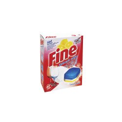 Mosogatógép tabletta 40 x 20 g /doboz Fine 5 in1 Iroda üzemeltetés, munkavédelem Well Done