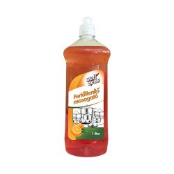 Mosogatószer 1 liter fertőtlenítő hatással Well Done Fresh Orange Iroda üzemeltetés, munkavédelem Well Done