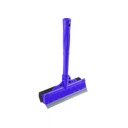 Ablaklehúzó műanyag gumibetétes szivaccsal 22 cm széles_KCS2277B kék