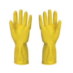 Gumikesztyű XL háztartási pár Safety First sárga Iroda üzemeltetés, munkavédelem Egyéb