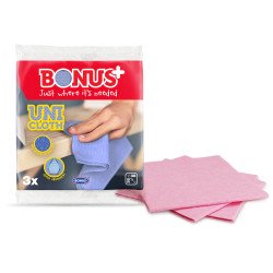 Törlőkendő kevertszálas 3 db/csomag Uni Bonus_B179 Iroda üzemeltetés, munkavédelem Bonus