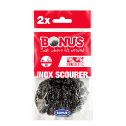 Fém dörzsi spriál 2 db/csomag Bonus Inox_B088 fémsúroló Iroda üzemeltetés, munkavédelem Bonus