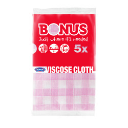 Mosogató kendő 5 db/csomag Viszkóz Bonus_B347 Iroda üzemeltetés, munkavédelem Bonus