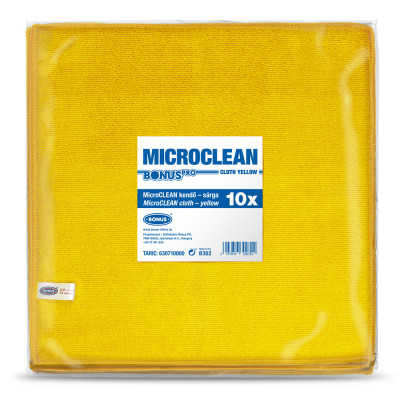 Microszálas kendő MicroClean BonusPro sárga_B302 Microszálas kendő MicroClean BonusPro sárga_B302