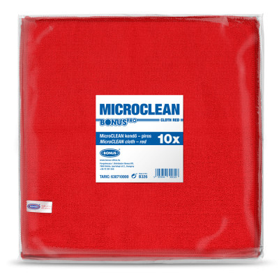 Microszálas kendő MicroClean BonusPro piros_B326