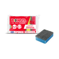 Mosogatószivacs 5 db/csomag Bonus B033 Iroda üzemeltetés, munkavédelem Bonus