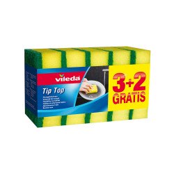 Mosogatószivacs 3+2 db/csomag TipTop Vileda_F25302 Iroda üzemeltetés, munkavédelem Vileda háztartási