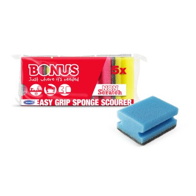 Mosogatószivacs 5 db/csomag formázott Bonus B385 Mosogatószivacs 5 db/csomag formázott Bonus B385