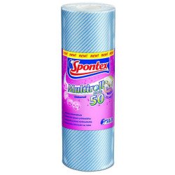 Törlőkendő tekercses 50 lap/tekercs Multiroll Spontex Iroda üzemeltetés, munkavédelem Egyéb