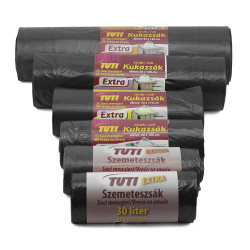 Szemeteszsák 135 liter 70 x 110 cm 10 db/tekercs fekete Iroda üzemeltetés, munkavédelem Egyéb