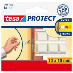 Védőütköző 10x10mm 8 db/csomag, Tesa fehér Iroda üzemeltetés, munkavédelem Tesa