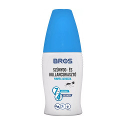 Kullancs- és szúnyogriasztó pumpás 100 ml Bros Plus Iroda üzemeltetés, munkavédelem Bros