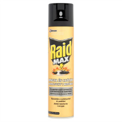 Csótány és hangya írtó aeroszol 400 ml Max Raid Iroda üzemeltetés, munkavédelem Raid