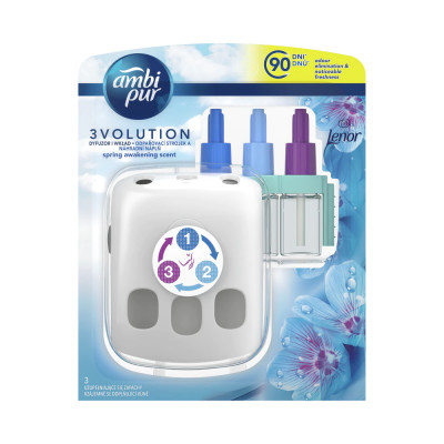 Légfrissítő elektromos kezdőcsomag 20 ml Ambi Pur 3 Volution Lenor Spring Légfrissítő elektromos kezdőcsomag 20 ml Ambi Pur 3 Volution Lenor Spring