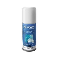 Légfrissítő spray utántöltő 100 ml kék Sea Breeze Lucart_892365 Iroda üzemeltetés, munkavédelem Lucart