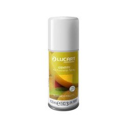 Légfrissítő spray utántöltő 100 ml sárga Summer Fruits Lucart_892367 Iroda üzemeltetés, munkavédelem Lucart