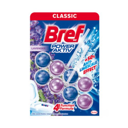 WC illatosító 2 x 50 g golyós Power Aktiv Bref Lavender Field Iroda üzemeltetés, munkavédelem Bref