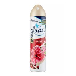 Légfrissítő aerosol 300 ml Glade® Zamatos cseresznye és bazsarózsa Iroda üzemeltetés, munkavédelem Glade