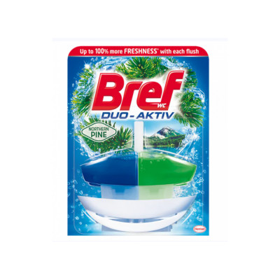 WC illatosító gél 50 ml + kosár Bref Duo Aktive Pine