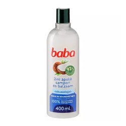 Sampon 400 ml Baba 2 in 1 kókuszolajjal Iroda üzemeltetés, munkavédelem Baba