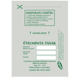 Ételmintás tasak 21 x 35 cm feliratos 1000 db/csomag Iroda üzemeltetés, munkavédelem Egyéb