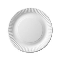 Tányér lapos papír 18 cm 100 db/csomag fehér Iroda üzemeltetés, munkavédelem Egyéb
