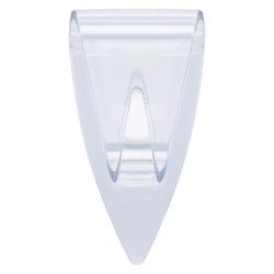 Akasztó öntapadós műanyag 0,2 kg teherbírású 5 darab/bliszter Tesa Powerstrips átlátszó Iroda üzemeltetés, munkavédelem Tesa