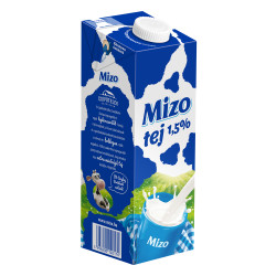 Tej 1l Mizo 1,5% Tej,tejszín, növényi italok Mizo