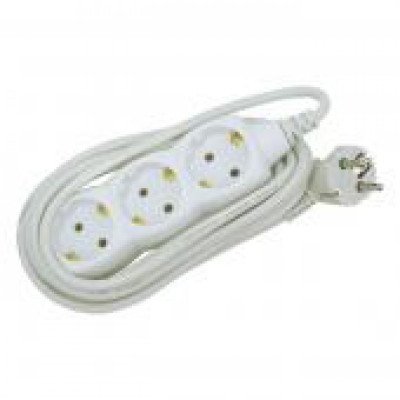 Elosztó három csatlakozós 3m kábellel asztali 10A max.3500W