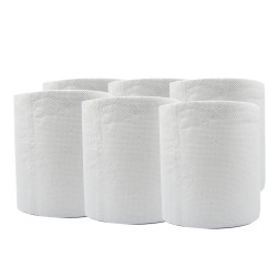 Kéztörlő 2 rétegű tekercses átmérő: 19 cm 6 tekercs/karton Millena fehérített