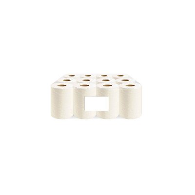 Kéztörlő 2 rétegű tekercses átmérő: 14 cm 100% cellulóz 12 tekercs/karton Bluering® hófehér Kéztörlő 2 rétegű tekercses átmérő: 14 cm 100% cellulóz 12 tekercs/karton Bluering® hófehér