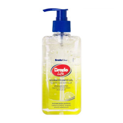 Kéz- és bőrfertőtlenítő gél pumpás 500 ml Bradolife citrom Iroda üzemeltetés, munkavédelem Bradochem