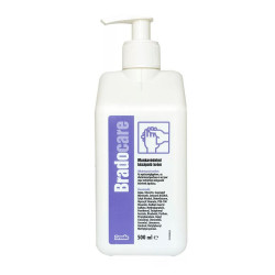 Kézbalzsam pumpás 500 ml glicerines munkavédelmi Bradocare Iroda üzemeltetés, munkavédelem Bradochem