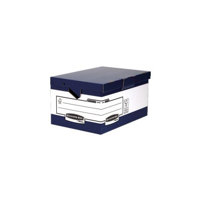 Archiváló konténer, csapófedeles Bankers Box byFellowes® 10 db/csomag, kék Archiváló konténer, csapófedeles Bankers Box byFellowes® 10 db/csomag, kék