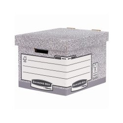 Archiváló konténer, karton, standard, Fellowes® Bankers Box System, 10 db/csomag, Író- irodaszer, papíráru Fellowes