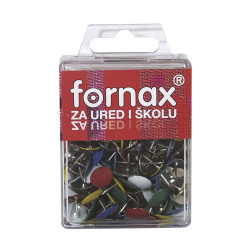Rajzszeg BC-22 színes műanyag dobozban Fornax Irodatechnika, kellékei Fornax
